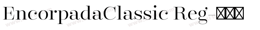 EncorpadaClassic Reg字体转换